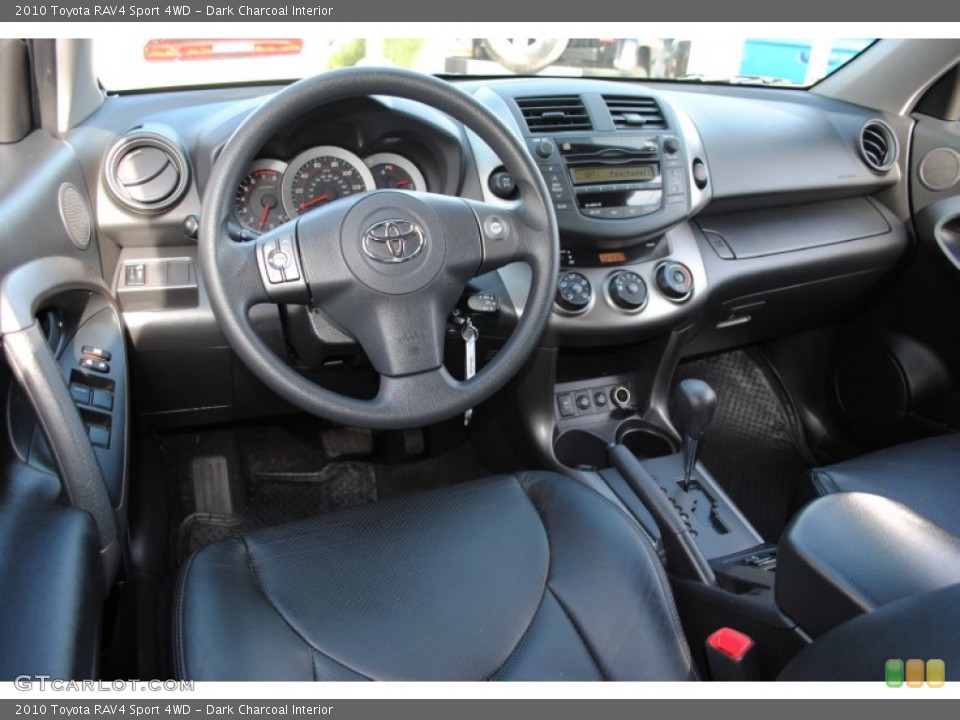 Dark Charcoal Interior Dashboard for the 2010 Toyota RAV4 Sport 4WD #57806684