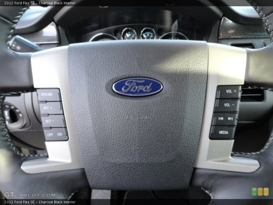 Charcoal Black Interior Controls for the 2012 Ford Flex SE #57807086