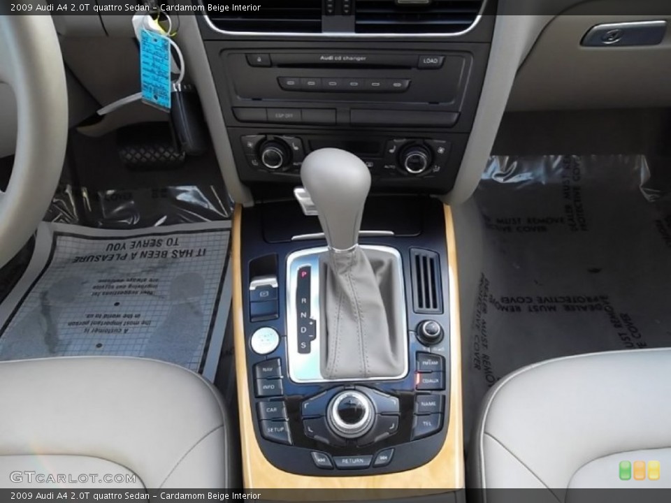 Cardamom Beige Interior Transmission for the 2009 Audi A4 2.0T quattro Sedan #57809426
