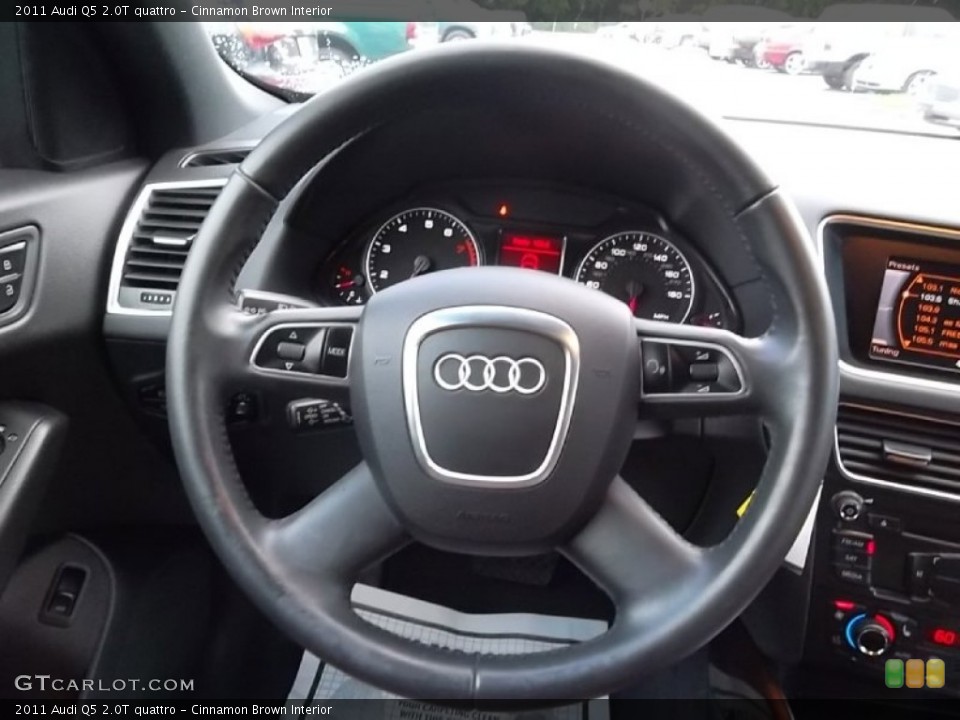 Cinnamon Brown Interior Steering Wheel for the 2011 Audi Q5 2.0T quattro #57810074