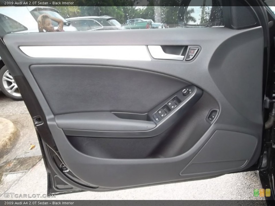 Black Interior Door Panel for the 2009 Audi A4 2.0T Sedan #57810287