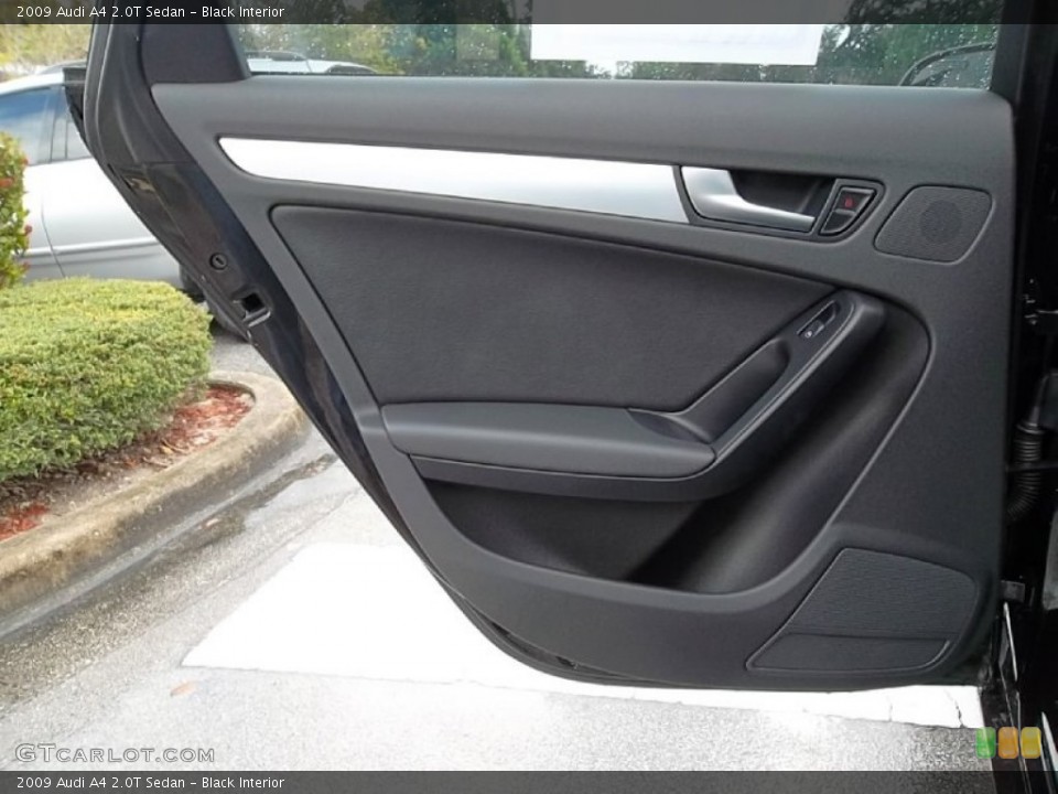 Black Interior Door Panel for the 2009 Audi A4 2.0T Sedan #57810314