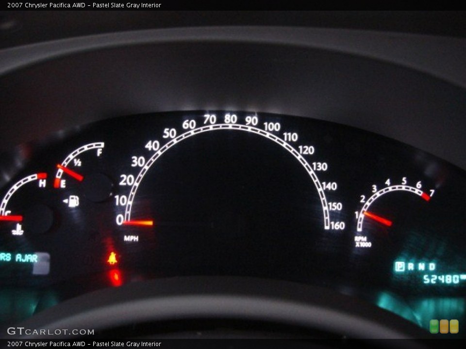 Pastel Slate Gray Interior Gauges for the 2007 Chrysler Pacifica AWD #57811916