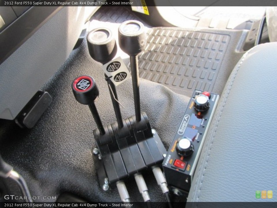 Steel Interior Controls for the 2012 Ford F550 Super Duty XL Regular Cab 4x4 Dump Truck #57812762