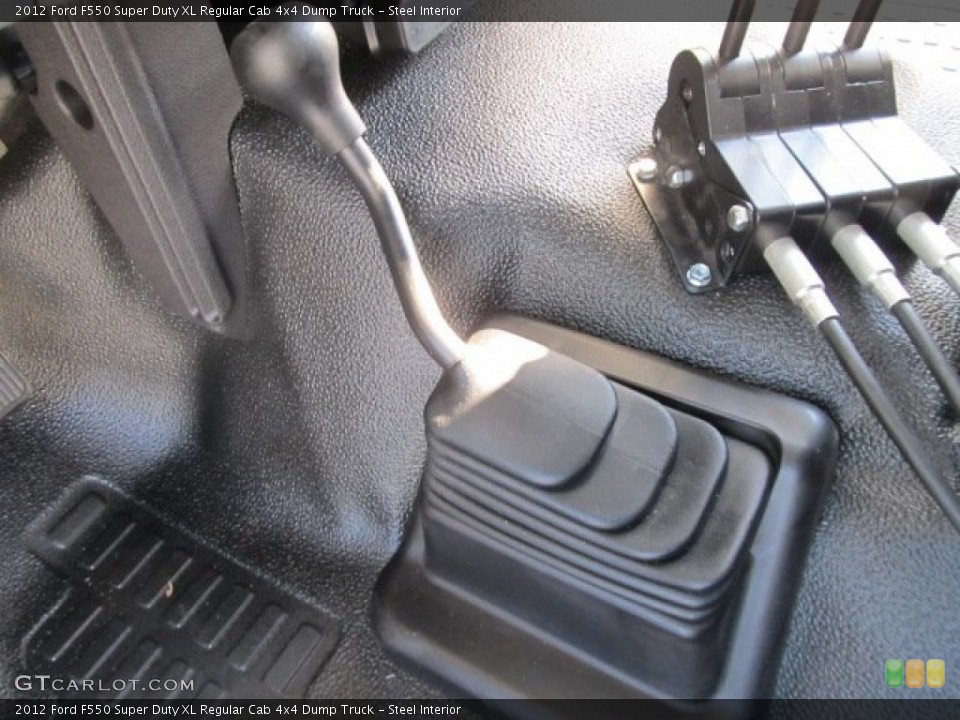 Steel Interior Controls for the 2012 Ford F550 Super Duty XL Regular Cab 4x4 Dump Truck #57812771