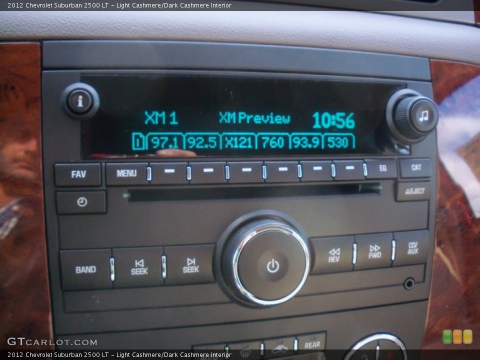 Light Cashmere/Dark Cashmere Interior Audio System for the 2012 Chevrolet Suburban 2500 LT #57813257