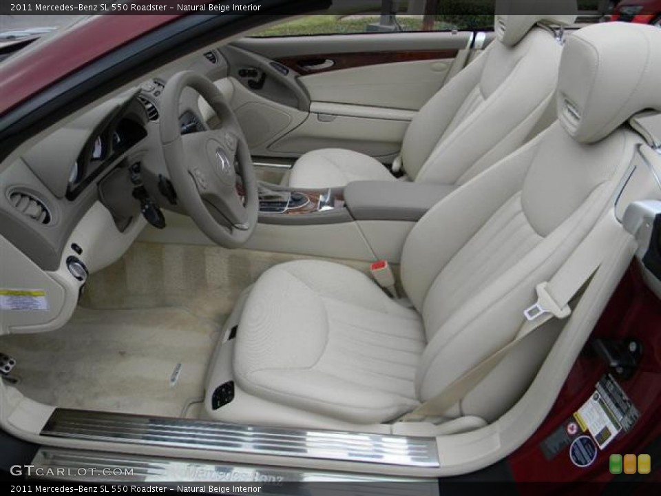Natural Beige Interior Photo for the 2011 Mercedes-Benz SL 550 Roadster #57813701