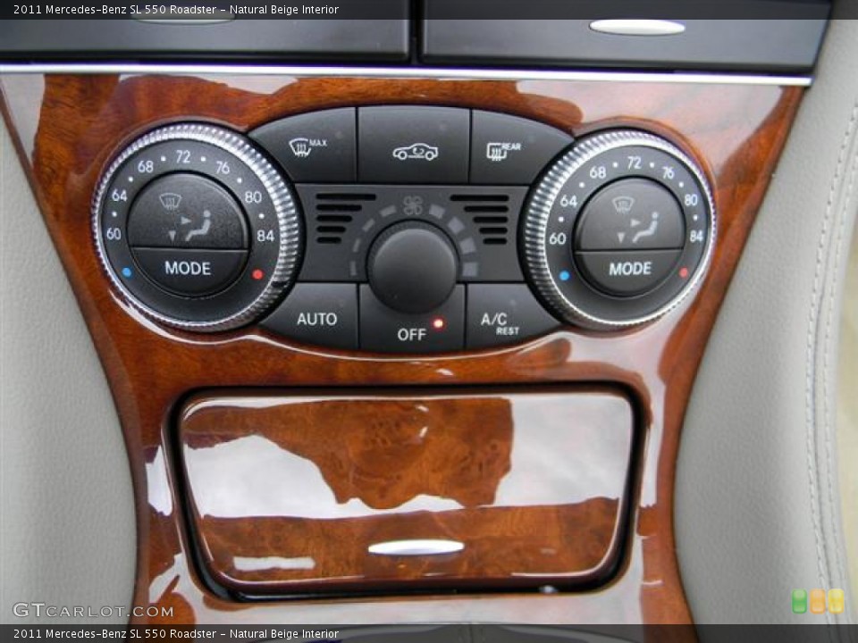 Natural Beige Interior Controls for the 2011 Mercedes-Benz SL 550 Roadster #57813740