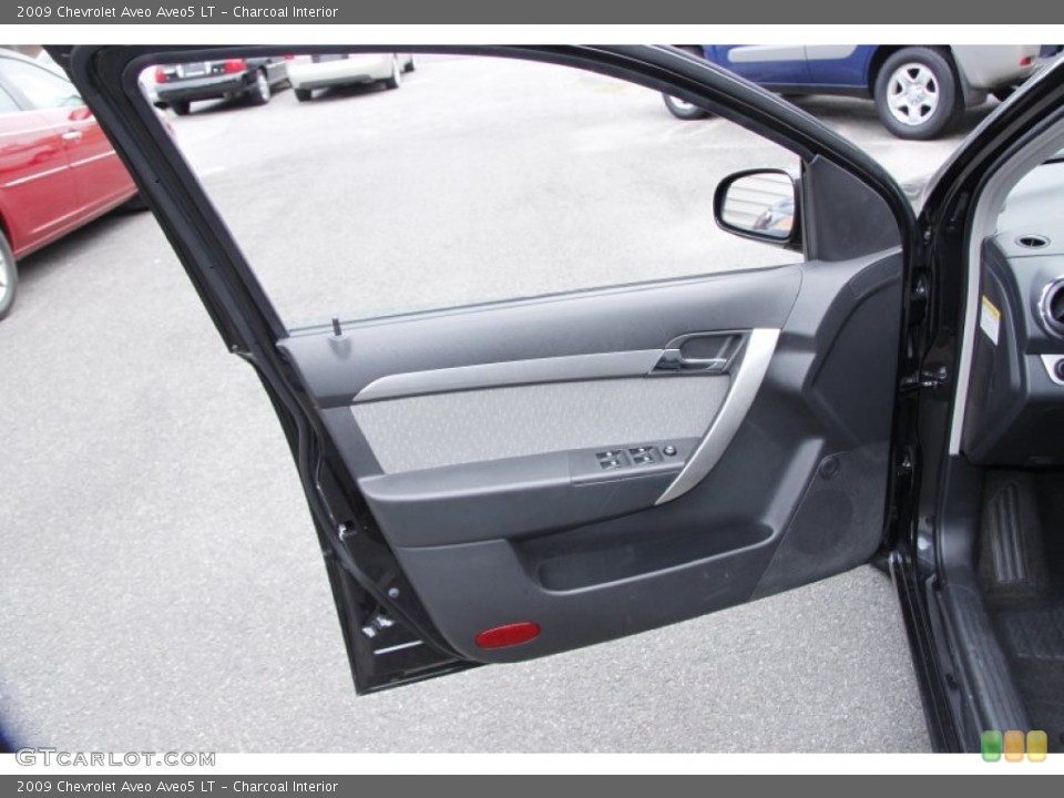 Charcoal Interior Door Panel for the 2009 Chevrolet Aveo Aveo5 LT #57815651