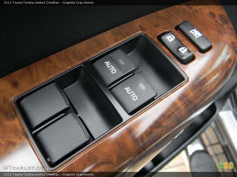 Graphite Gray Interior Controls for the 2011 Toyota Tundra Limited CrewMax #57817787