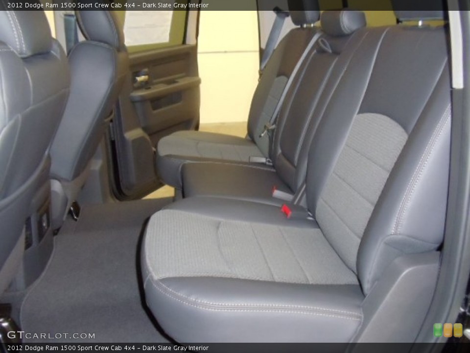 Dark Slate Gray Interior Photo for the 2012 Dodge Ram 1500 Sport Crew Cab 4x4 #57819169