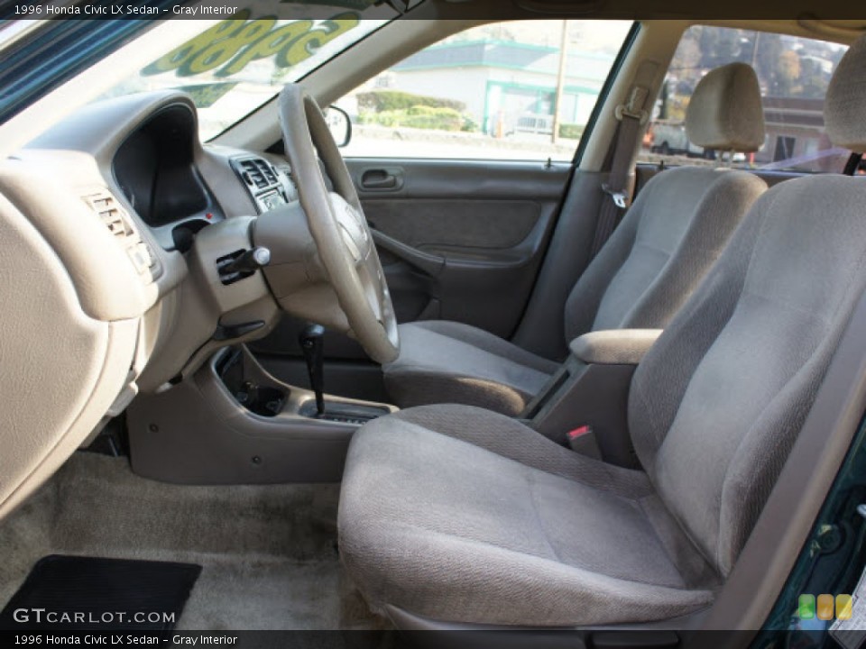 Gray Interior Photo for the 1996 Honda Civic LX Sedan #57821041