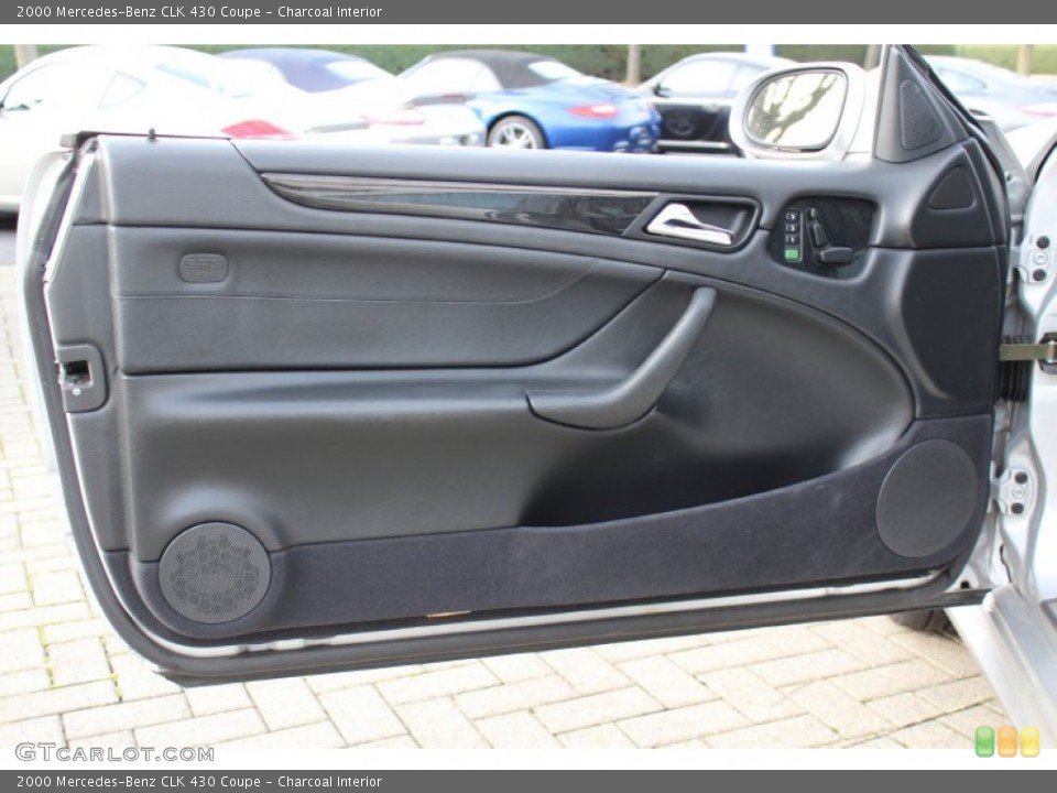 Charcoal Interior Door Panel for the 2000 Mercedes-Benz CLK 430 Coupe #57823947