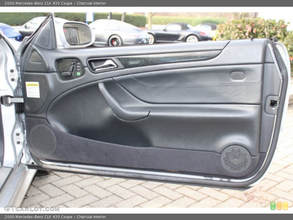 Charcoal Interior Door Panel for the 2000 Mercedes-Benz CLK 430 Coupe #57824069