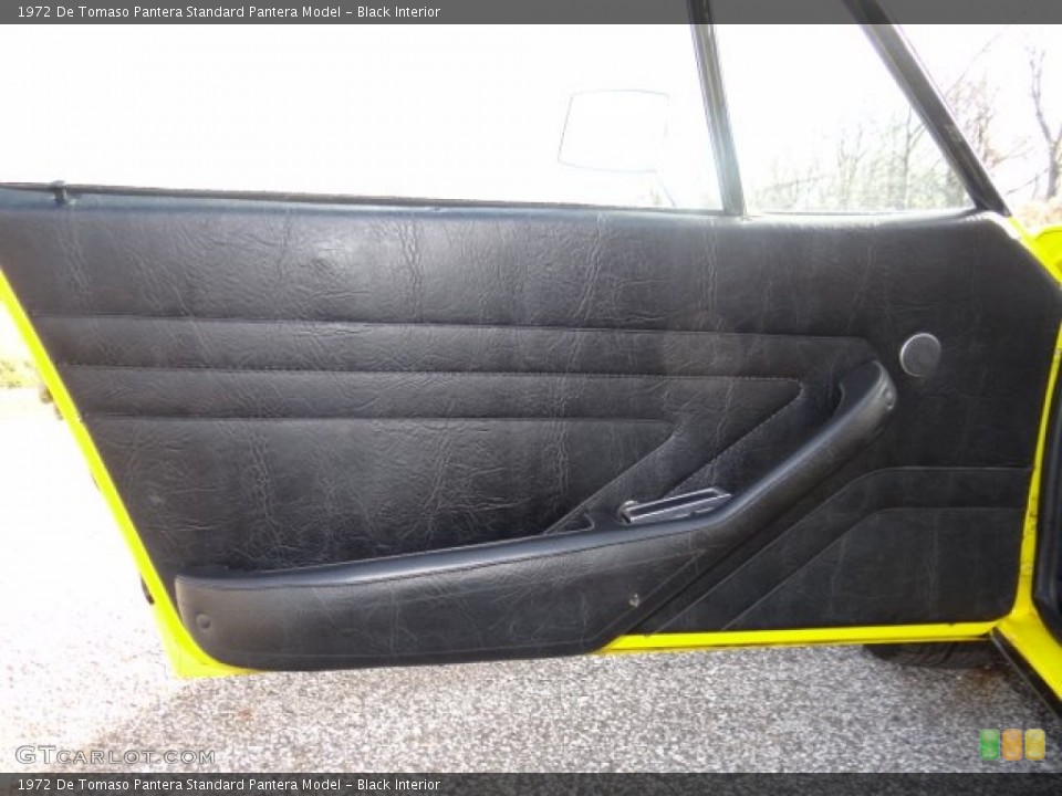 Black Interior Door Panel for the 1972 De Tomaso Pantera  #57826358