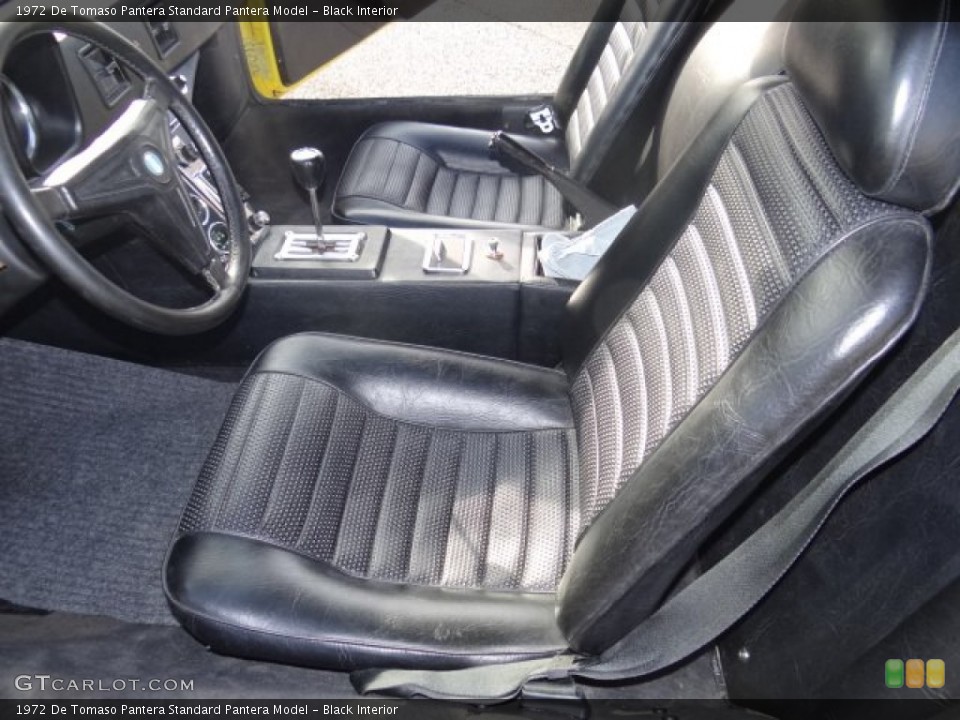 Black Interior Photo for the 1972 De Tomaso Pantera  #57826367