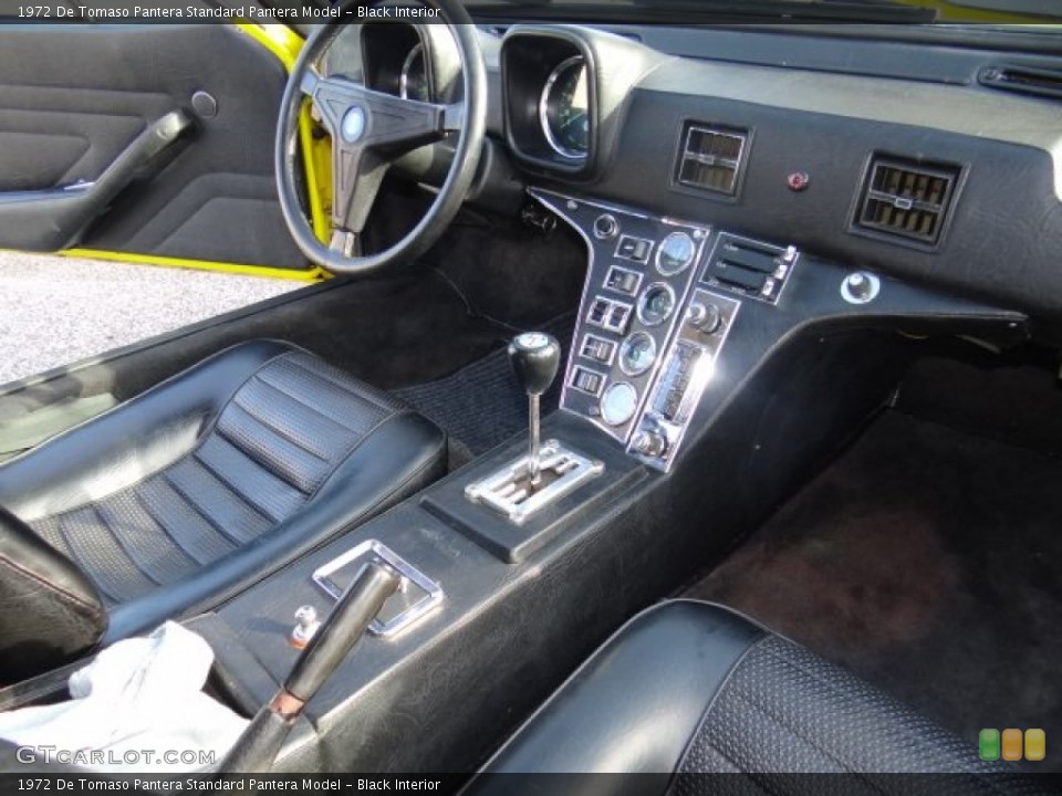 Black Interior Dashboard for the 1972 De Tomaso Pantera  #57826429