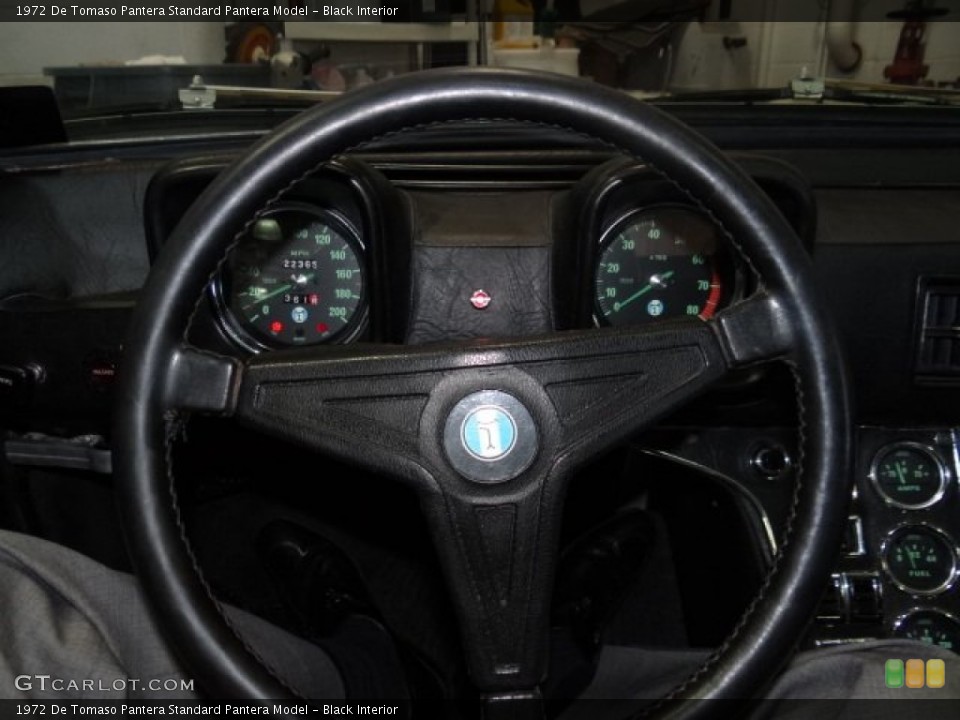 Black Interior Steering Wheel for the 1972 De Tomaso Pantera  #57826592