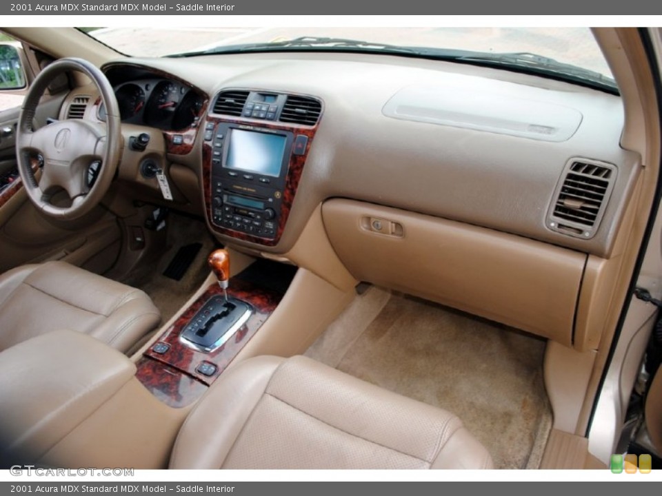 Saddle Interior Dashboard for the 2001 Acura MDX  #57826688