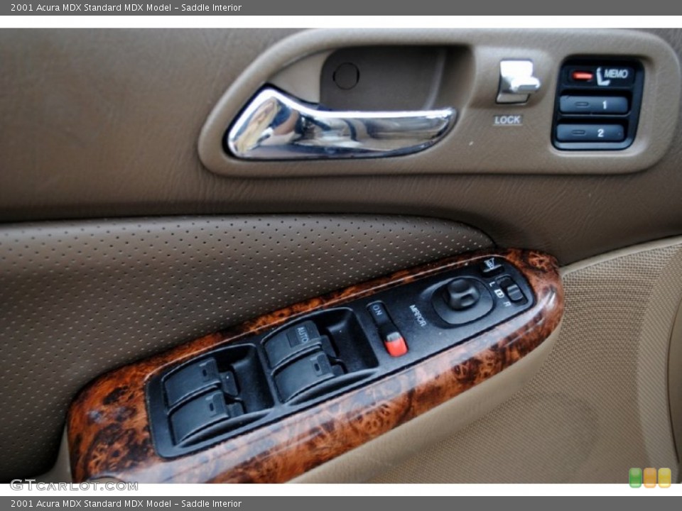 Saddle Interior Controls for the 2001 Acura MDX  #57826946