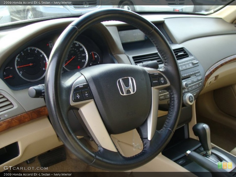 Ivory Interior Dashboard for the 2009 Honda Accord EX-L Sedan #57829228