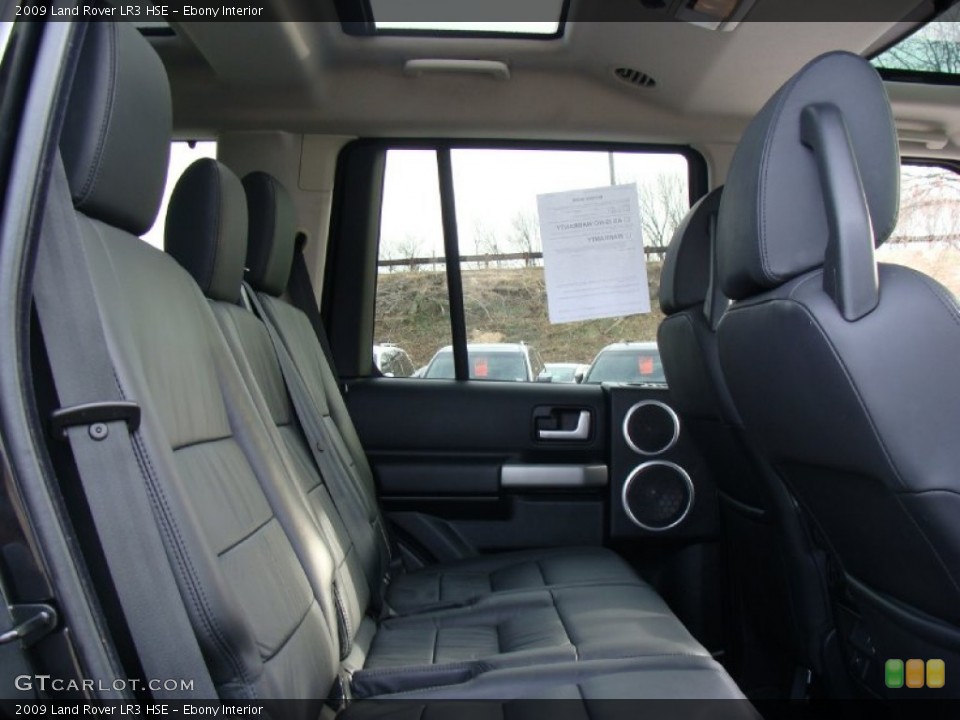 Ebony Interior Photo for the 2009 Land Rover LR3 HSE #57829417