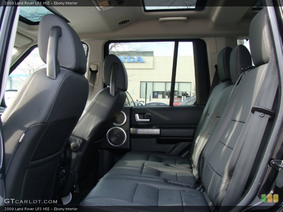 Ebony Interior Photo for the 2009 Land Rover LR3 HSE #57829451