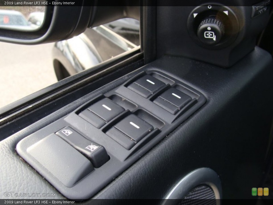 Ebony Interior Controls for the 2009 Land Rover LR3 HSE #57829487