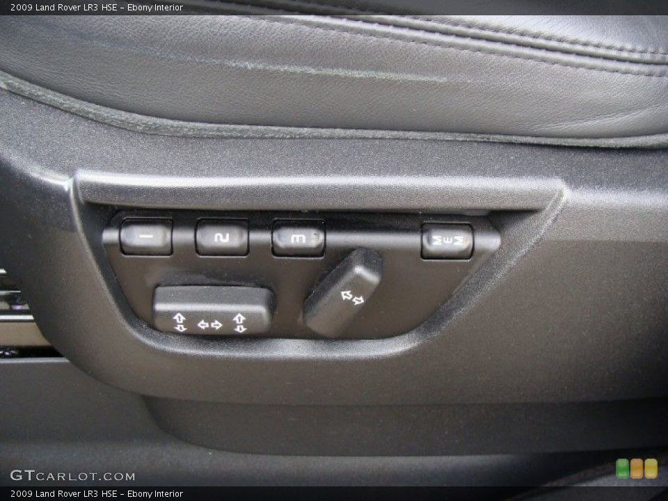 Ebony Interior Controls for the 2009 Land Rover LR3 HSE #57829490