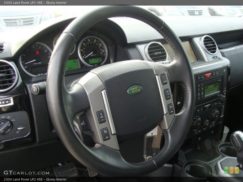 Ebony Interior Steering Wheel for the 2009 Land Rover LR3 HSE #57829496
