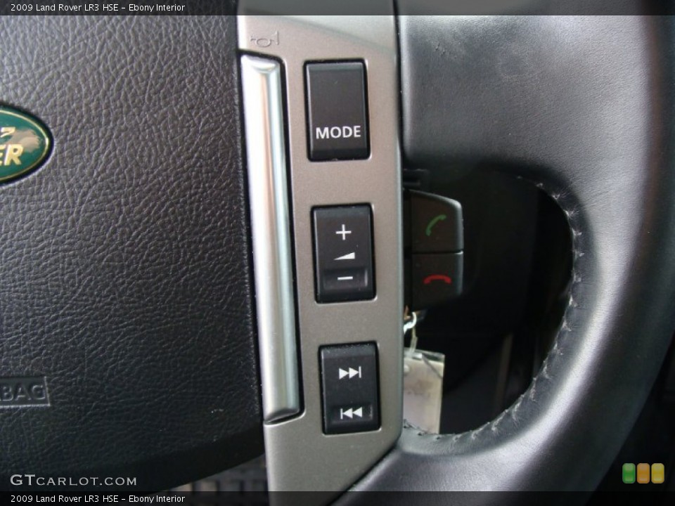 Ebony Interior Controls for the 2009 Land Rover LR3 HSE #57829565