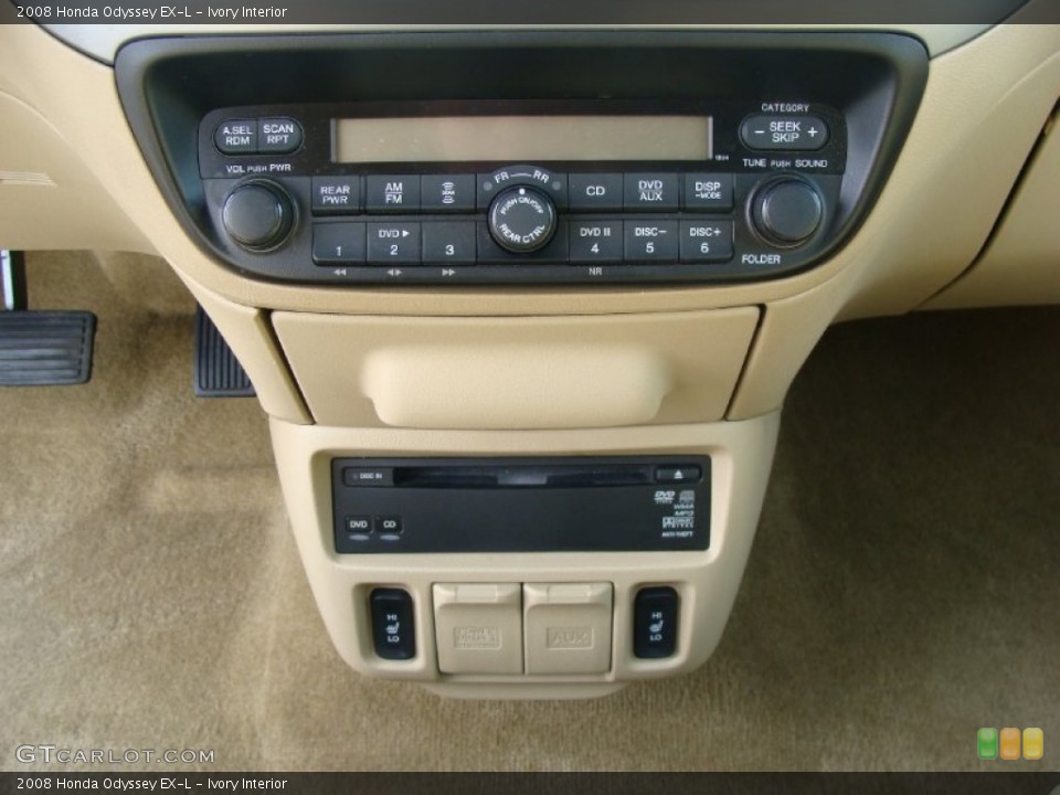 Ivory Interior Controls for the 2008 Honda Odyssey EX-L #57830696