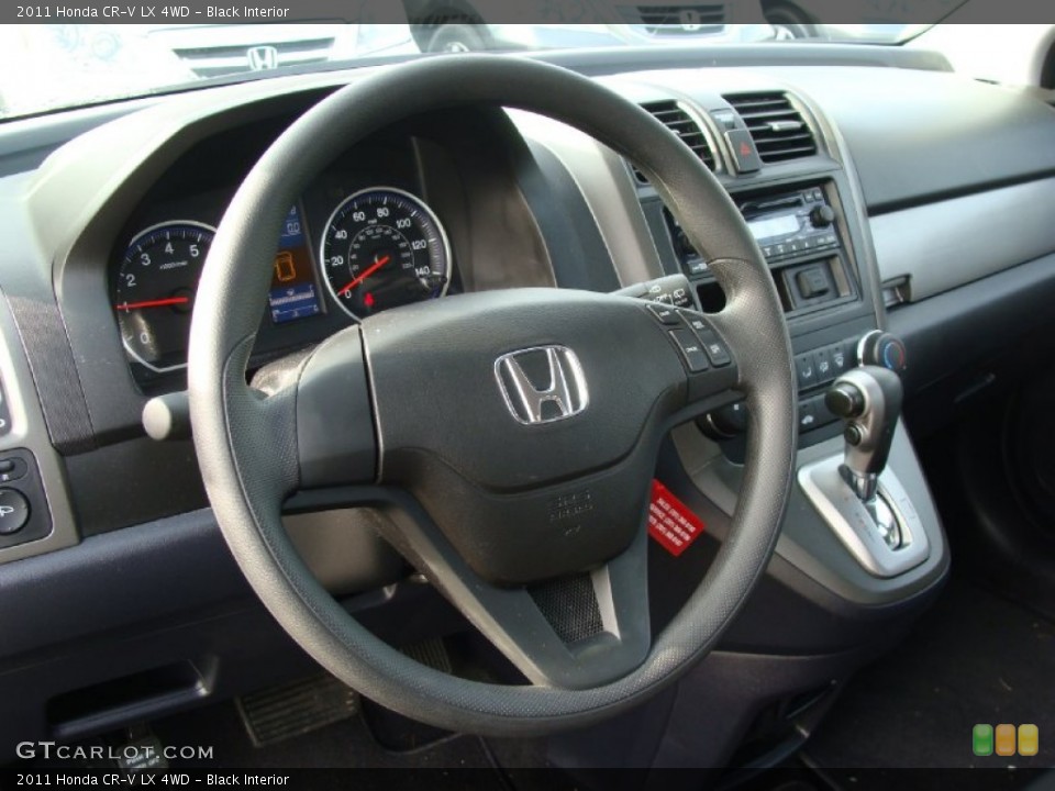 Black Interior Dashboard for the 2011 Honda CR-V LX 4WD #57830939