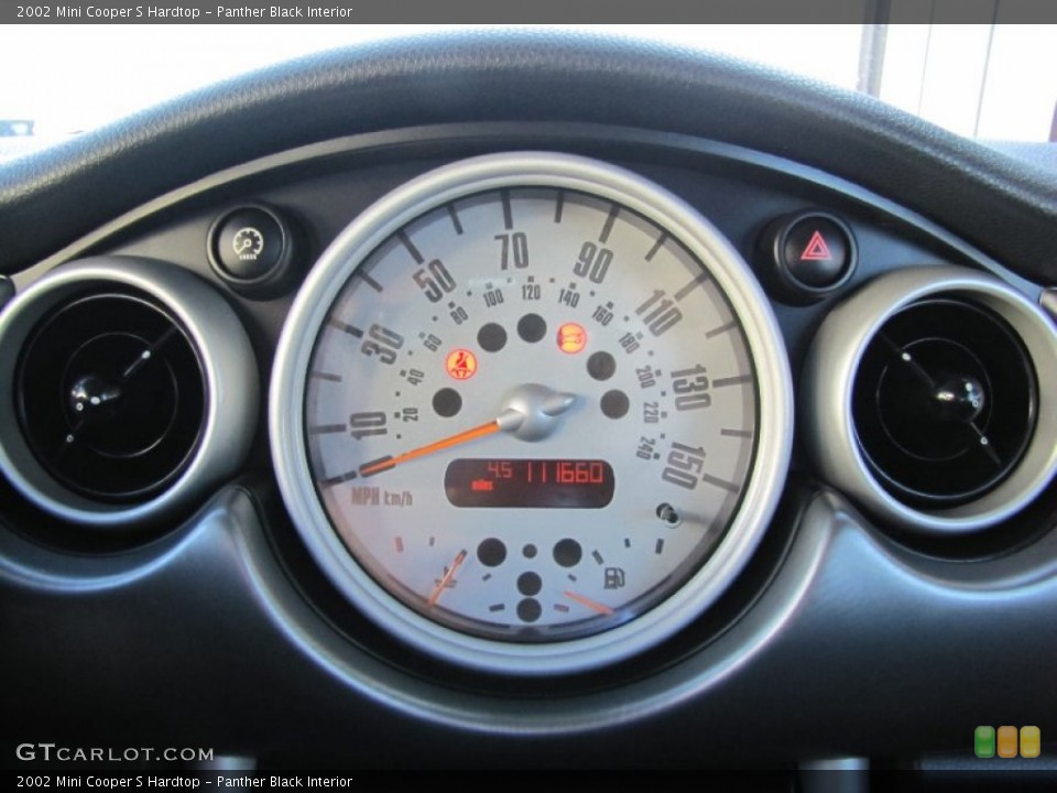 Panther Black Interior Gauges for the 2002 Mini Cooper S Hardtop #57831122