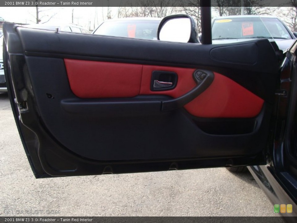 Tanin Red Interior Door Panel for the 2001 BMW Z3 3.0i Roadster #57831712