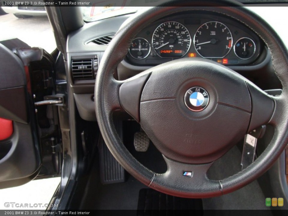 Tanin Red Interior Steering Wheel for the 2001 BMW Z3 3.0i Roadster #57831767