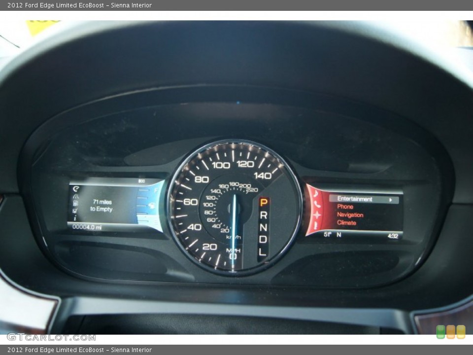 Sienna Interior Gauges for the 2012 Ford Edge Limited EcoBoost #57835520