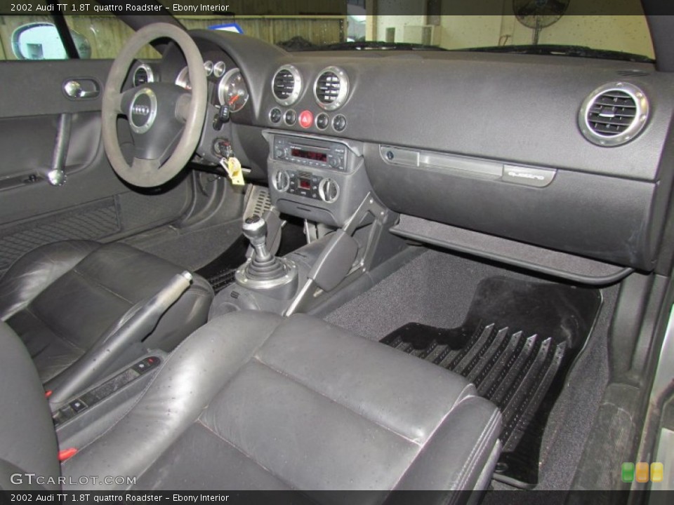 Ebony Interior Dashboard for the 2002 Audi TT 1.8T quattro Roadster #57836039