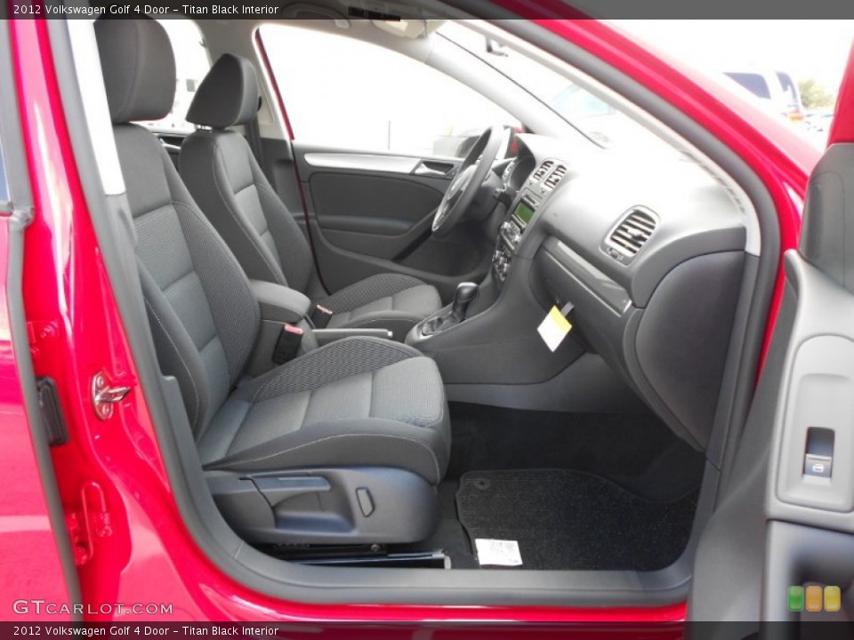 Titan Black Interior Photo for the 2012 Volkswagen Golf 4 Door #57836435