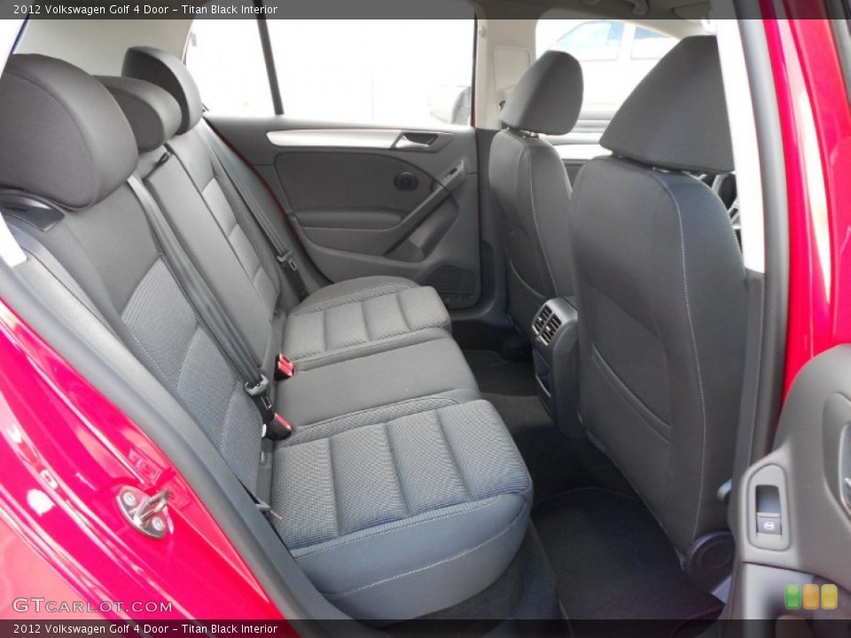 Titan Black Interior Photo for the 2012 Volkswagen Golf 4 Door #57836446