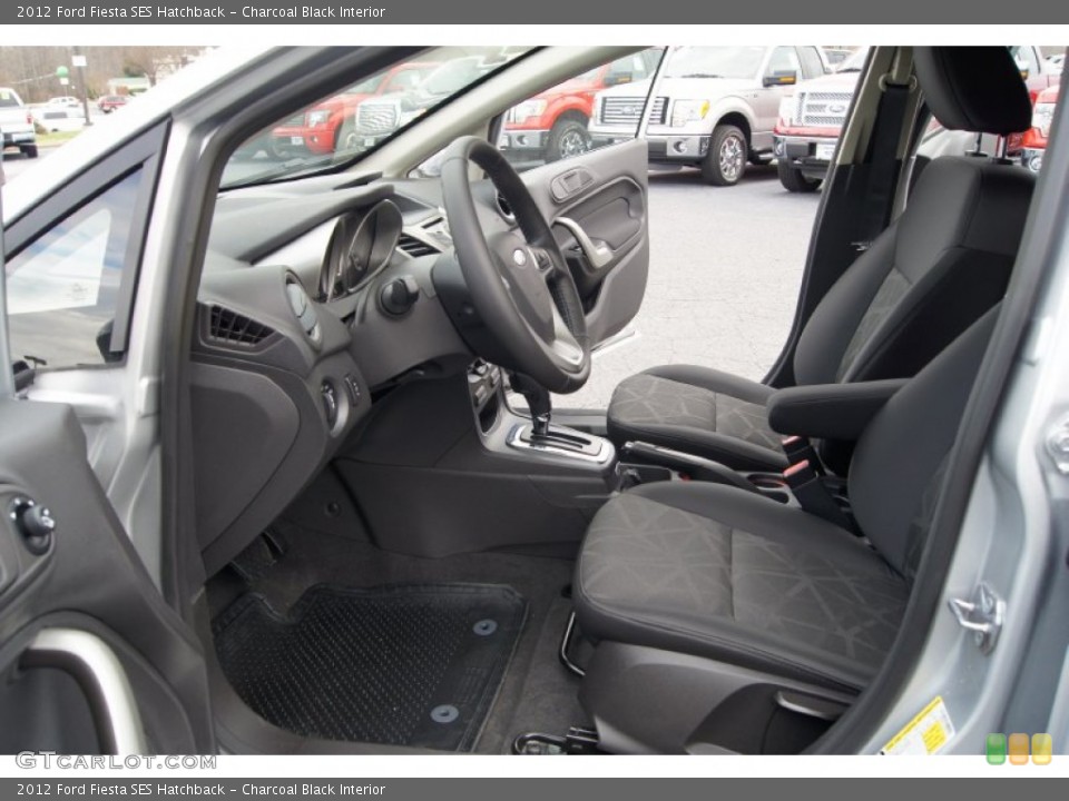 Charcoal Black Interior Photo for the 2012 Ford Fiesta SES Hatchback #57836570
