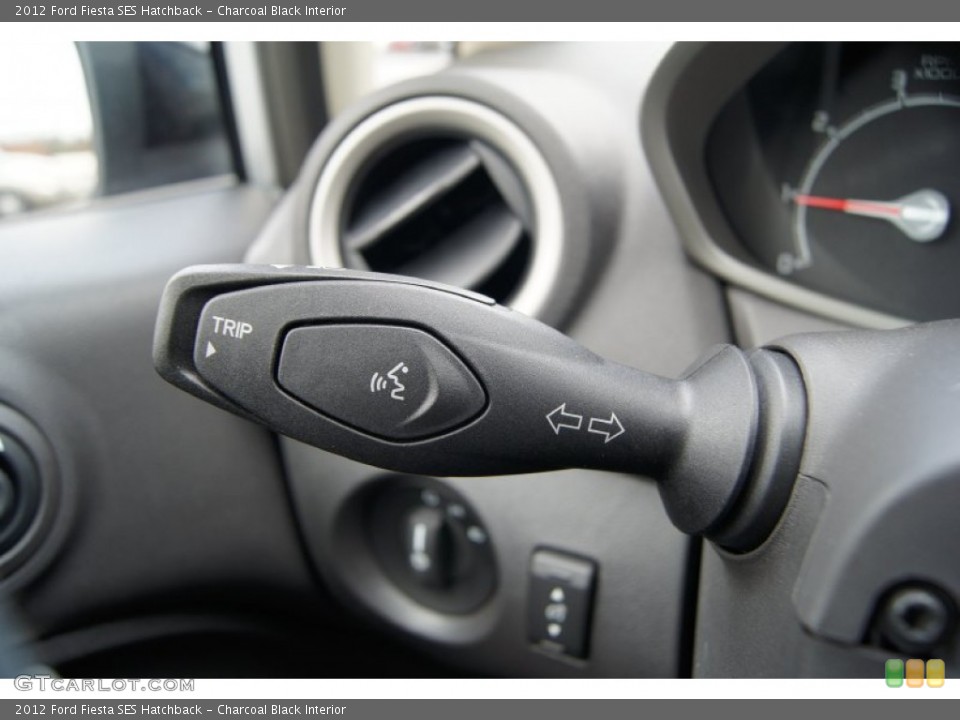 Charcoal Black Interior Controls for the 2012 Ford Fiesta SES Hatchback #57836675