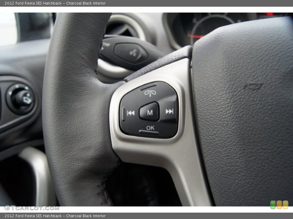 Charcoal Black Interior Controls for the 2012 Ford Fiesta SES Hatchback #57836687