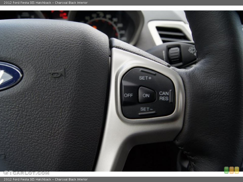 Charcoal Black Interior Controls for the 2012 Ford Fiesta SES Hatchback #57836696