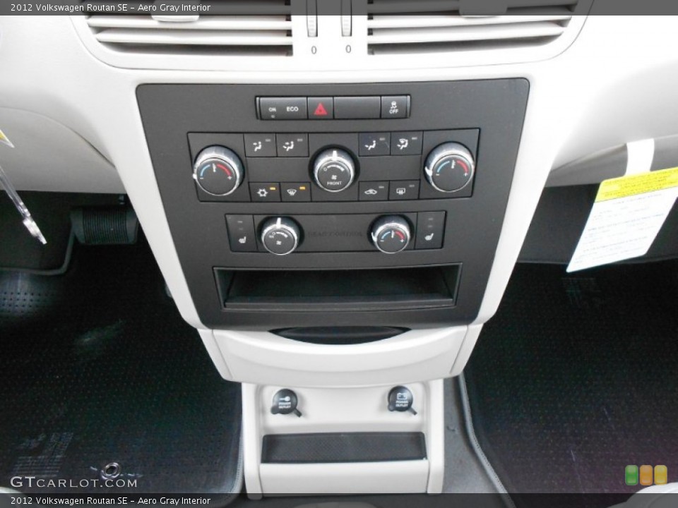 Aero Gray Interior Controls for the 2012 Volkswagen Routan SE #57837154