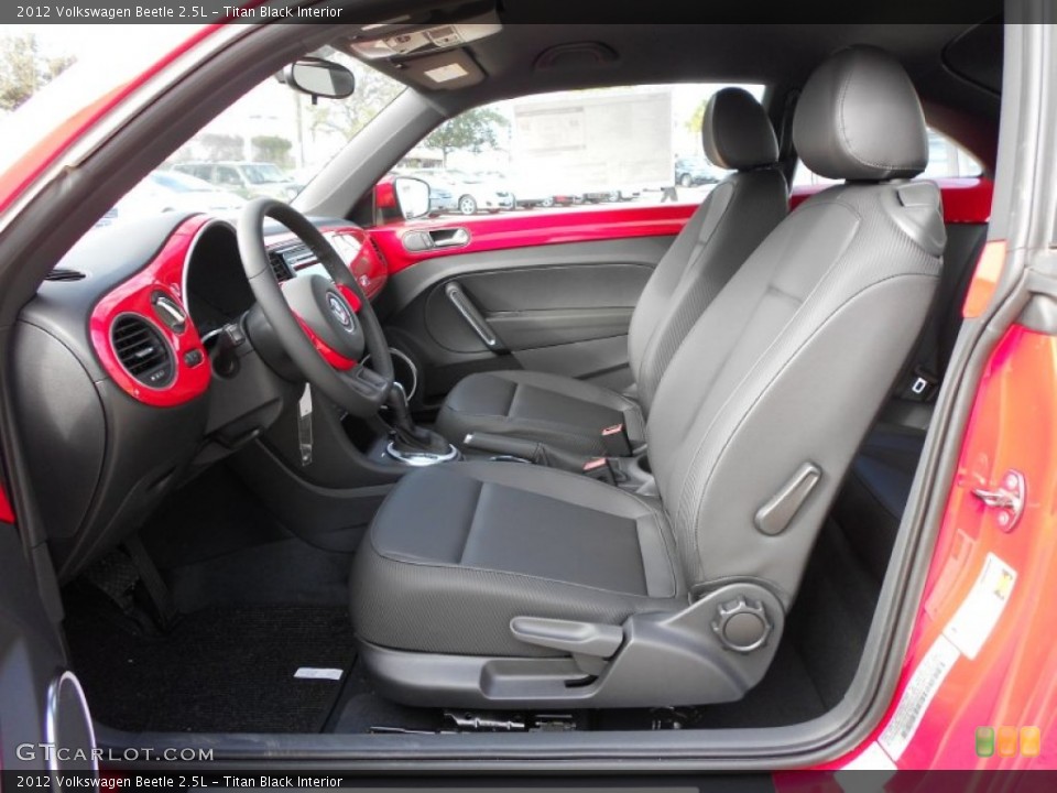 Titan Black Interior Photo for the 2012 Volkswagen Beetle 2.5L #57837530