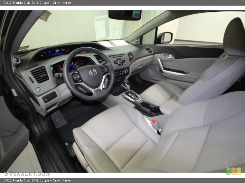 Gray Interior Photo for the 2012 Honda Civic EX-L Coupe #57837749