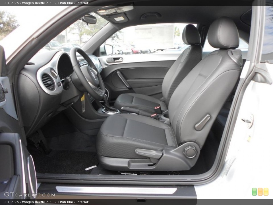 Titan Black Interior Photo for the 2012 Volkswagen Beetle 2.5L #57838145
