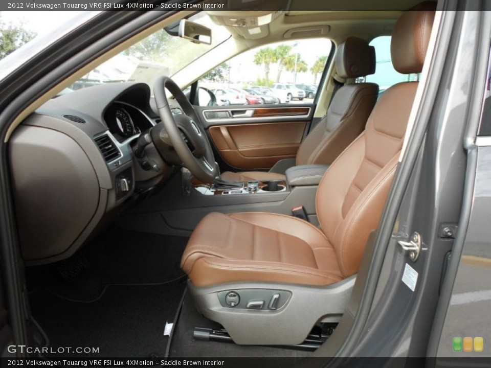 Saddle Brown Interior Photo for the 2012 Volkswagen Touareg VR6 FSI Lux 4XMotion #57839651