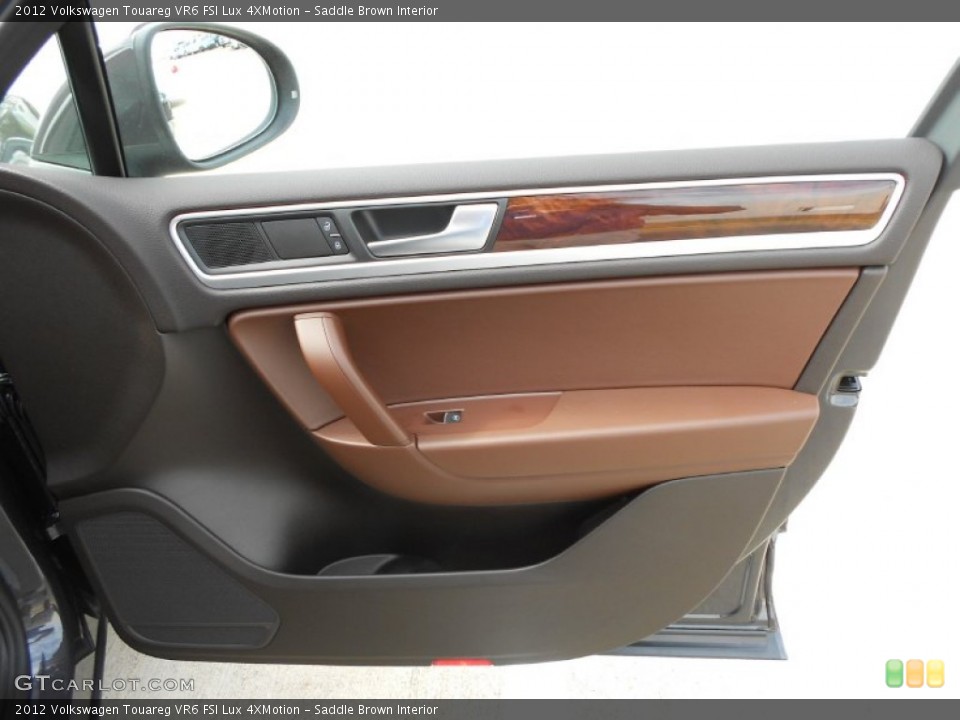 Saddle Brown Interior Door Panel for the 2012 Volkswagen Touareg VR6 FSI Lux 4XMotion #57839660
